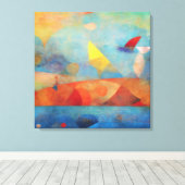 Toile Abstrait moderne coloré Le Sandbar (Insitu (Plancher de Bois))