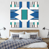 Toile Abstrait moderne : Style géométrique sans couture (Insitu(Chambre))