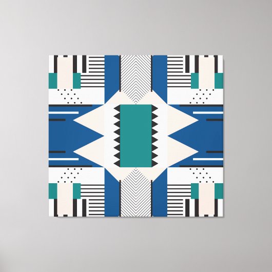 Toile Abstrait moderne : Style géométrique sans couture (Recto)