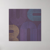 Toile Abstrait moderne violet (Recto)