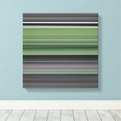 Toile Abstrait n° 1 : vert olive et gris (Insitu (Plancher de Bois))