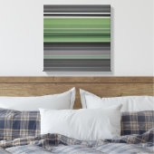 Toile Abstrait n° 1 : vert olive et gris (Insitu(Chambre))
