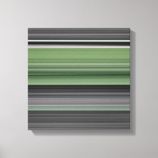 Toile Abstrait n° 1 : vert olive et gris (Recto)