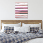 Toile Abstrait n° 2 : flou rose (Insitu(Chambre))