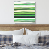 Toile Abstrait n° 2 : Flou vert (Insitu(Chambre))