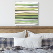 Toile Abstrait n° 2 : Flou vert olive (Insitu(Chambre))