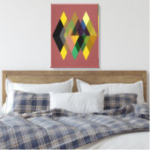 Toile Abstrait no 726 (Insitu(Chambre))