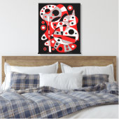 Toile Abstrait no 961 (Insitu(Chambre))