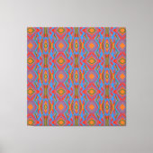 Toile Abstrait Orange (Recto)