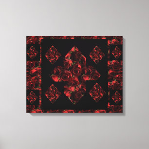 Toile Abstrait Plus Signal Rouge Rose Canvas Art (20 X 1
