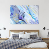 Toile Abstrait pourpre (Insitu(Chambre))