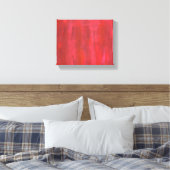 Toile Abstrait rouge rustique (Insitu(Chambre))