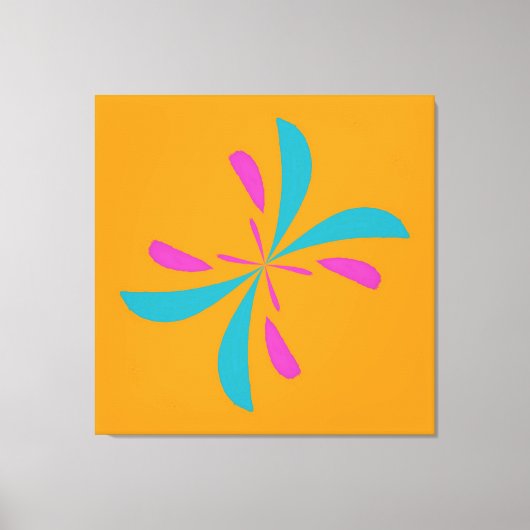 Toile Abstrait simple Motif de vol papillon (Recto)