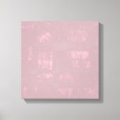 Toile Abstrait simple rose gris clair (Recto)