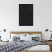 Toile Abstrait sombre radial (Insitu(Chambre))