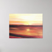 Toile Abstrait Sunset Art contemporain moderne (Recto)