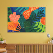 Toile Abstrait tropical (Insitu(Salon))