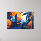 Toile Abstrait tropical 004 (Recto)
