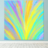 Toile Abstrait Tropical Summer Fun (Insitu (Plancher de Bois))