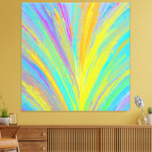 Toile Abstrait Tropical Summer Fun (Insitu(Salon))