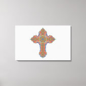 Toile Abstrait Vector Christian Cross Religieux (Recto)