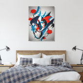 Toile abstraite (Insitu(Chambre))