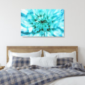 Toile Abstraite à fleurs bleues (Insitu(Chambre))