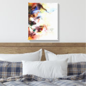 Toile Abstraite aquarelle grunge texture avec peinture (Insitu(Chambre))