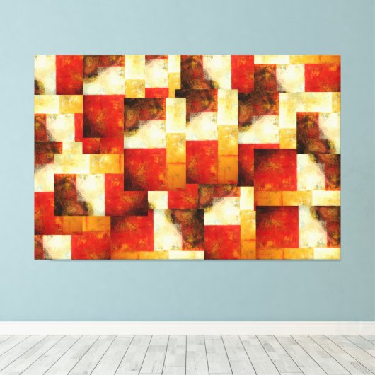 Toile Abstraite créative (Insitu (Plancher de Bois))