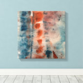 Toile abstraite d'art mural (Insitu (Plancher de Bois))
