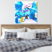 Toile Abstraite enrobée d'art (Insitu(Chambre))