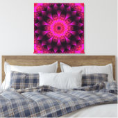 Toile Abstraite enrobée de fleurs (Insitu(Chambre))