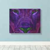 Toile Abstraite enveloppée de lion (Insitu (Plancher de Bois))
