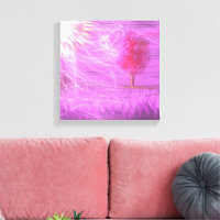 abstraite nature surréaliste paysage violet lumine