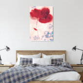 Toile Abstraits Glamour Bourguignons Poppies aquarelle (Insitu(Chambre))