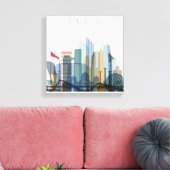 Toile Abu Dhabi, United Arab Emirat | Skyline (Insitu(Salon))