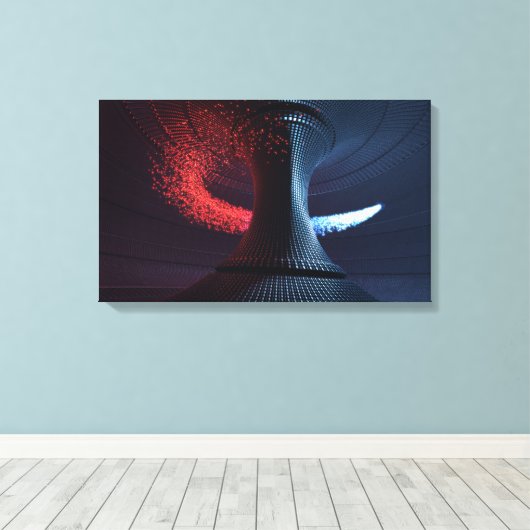 Toile Accélérateur (2021) (Insitu (Plancher de Bois))