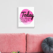 Toile acceptation de soi vibrations de motivation (Insitu(Salon))