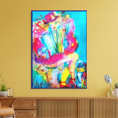 TOILE ACCORDION PLAYER DANS LA NUIT (Insitu(Salon))