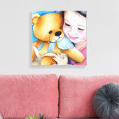 Toile Accrocher un ours (Insitu(Salon))