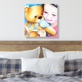 Toile Accrocher un ours (Insitu(Chambre))