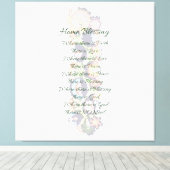 Toile Accueil Bénédiction pour une nouvelle maison (Insitu (Plancher de Bois))