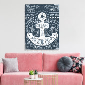 Toile Accueil C'Est Là Que L'Ancre Baisse (Insitu(Salon))