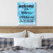 Toile accueil cuisine personnalisée devis humour mur art (Insitu(Chambre))