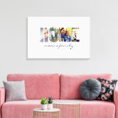 Toile ACCUEIL dans vos photos (Insitu(Salon))