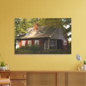 Toile Accueil du journal en rouge (Insitu(Salon))