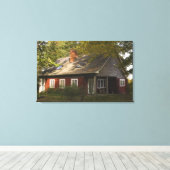 Toile Accueil du journal en rouge (Insitu (Plancher de Bois))