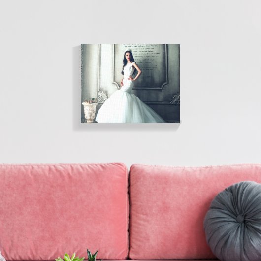 Toile Accueil Mariage Portrait Portrait Mariage Garde (Insitu(Salon))