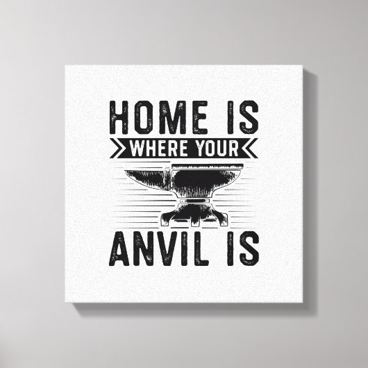 Toile Accueil où se trouve votre enclume - Cadeaux Black (Recto)