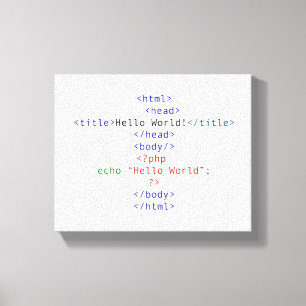Toile Accueil php geek